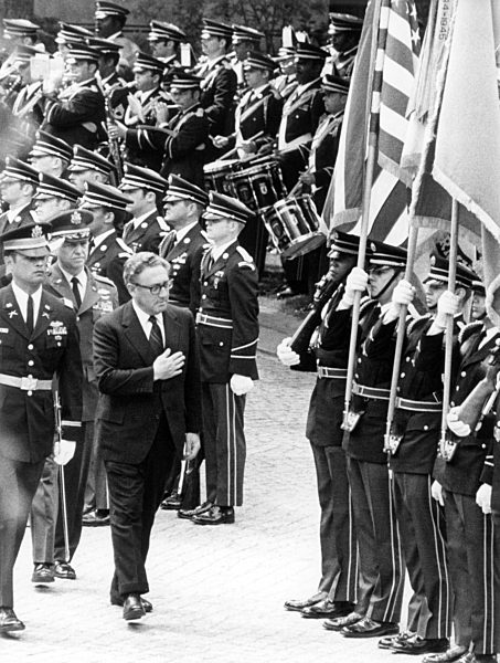 Henry Kissinger in West Berlin 1975