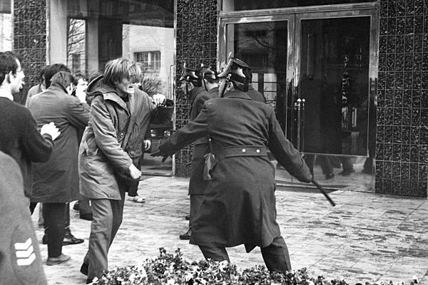 Demonstrations after assassination attempt of Dutschke