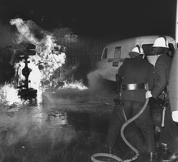 Protestdemonstrationen nach Attentat auf Dutschke