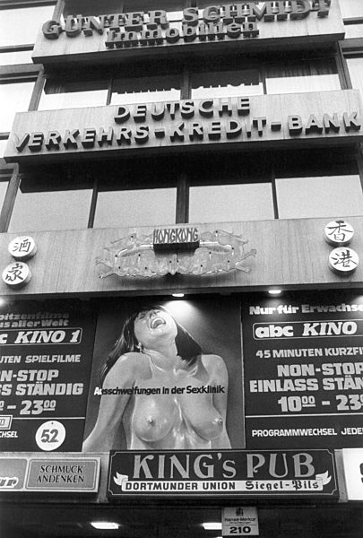 Sex and peepshows on Kurfürstendamm in Berlin