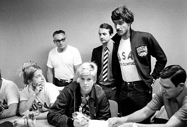 Oly 1972 - US-Schwimmer in München eingetroffen