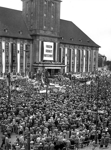 Erster Mai Demonstration in West-Berlin - 1958