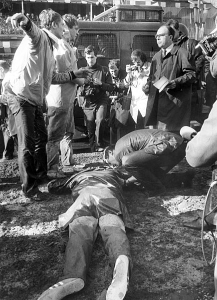 Demonstrations after assassination on Dutschke