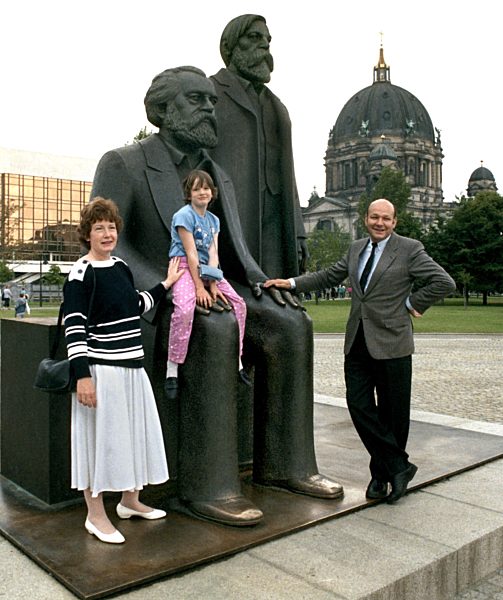 Familie Momper in Ostberlin 1987