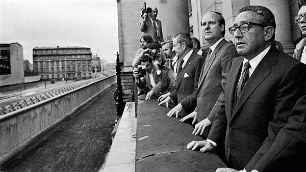 Henry Kissinger in West Berlin 1980