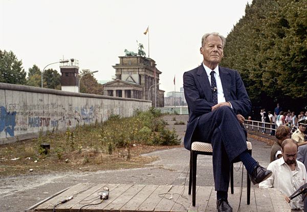 Willy Brandt - Mauer, Berlin 1986