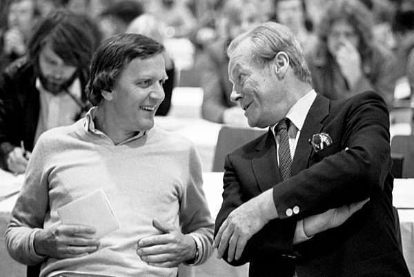 Gerhard Schroder, Willy Brandt 1980