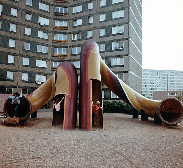 DDR -  Wohnen in Halle-Neustadt