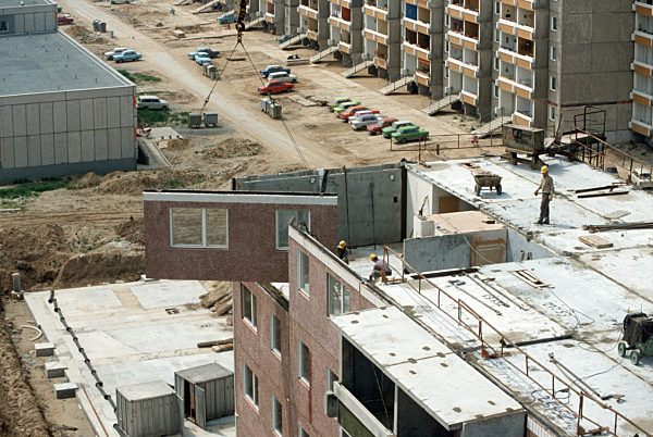 DDR -  Neubaugebiet Leipzig-Grünau