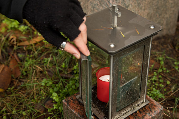 Besuch auf dem Friedhof