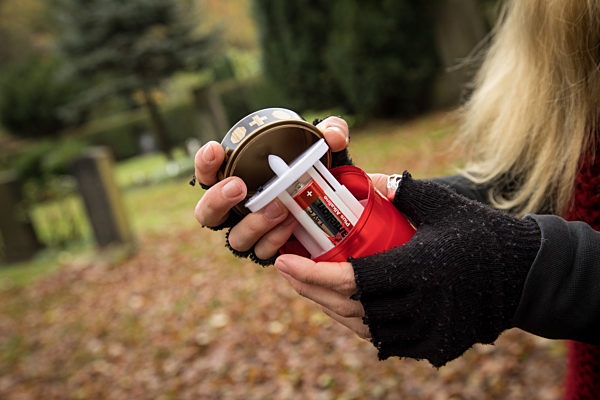 Besuch auf dem Friedhof