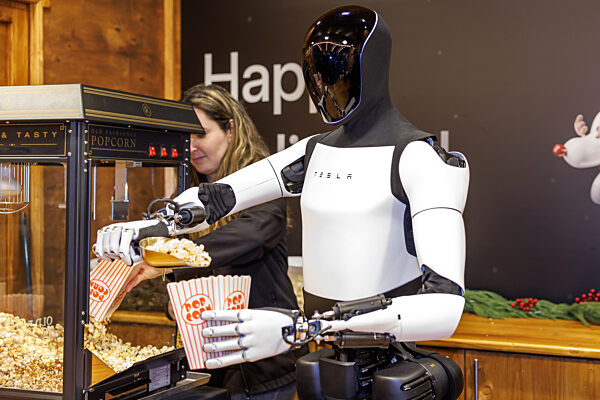 Tesla Event mit Optimus Roboter