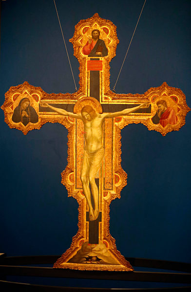 This Crucifix painted by Giotto. 14 th century.  Padua. Italy.