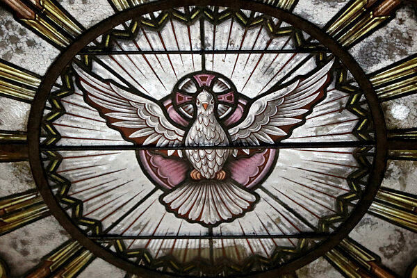 Basilica of Jesus de Medinaceli. Dove of Holy Spirit.