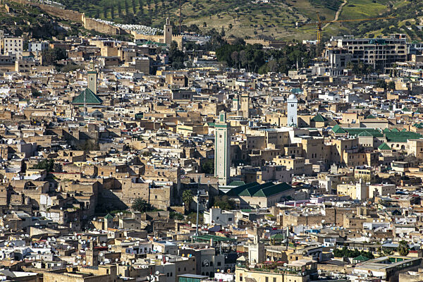 View of Fes city, Morocco