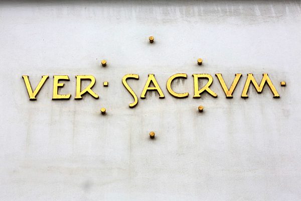 Ver Sacrum. The Secession building designed by Joseph Maria Olbrich in 1897.