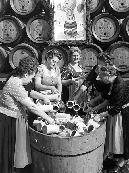 München - Vorbereitungen für das Oktoberfest 1959