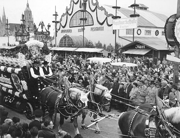 Oktoberfest in München 1954