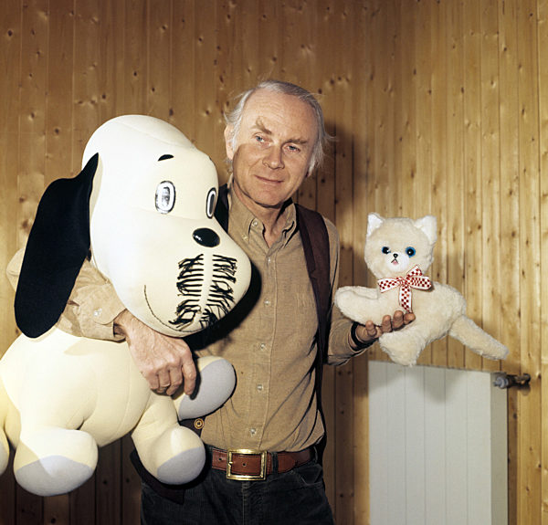 Vicco von Bülow alias Loriot with 'Wum'