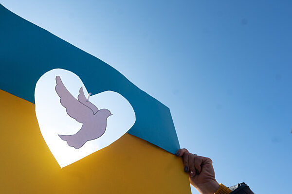 Ukraine-Konflikt - Demonstration in Mainz