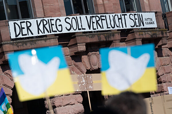 Ukraine-Konflikt - Demonstration in Mainz