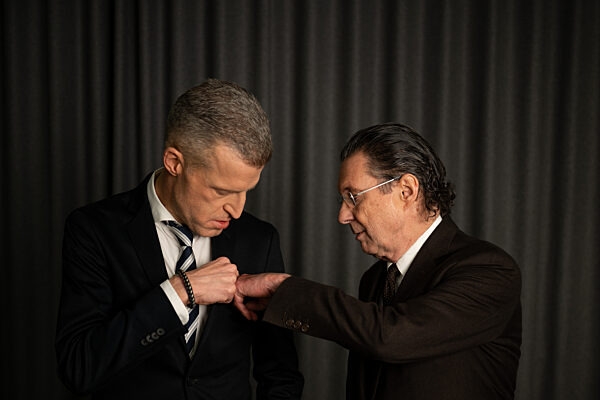 Autoren Stuckrad-Barre und Suter