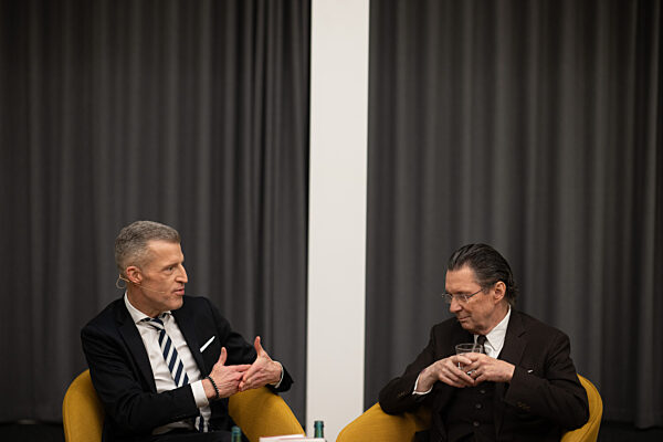 Autoren Stuckrad-Barre und Suter