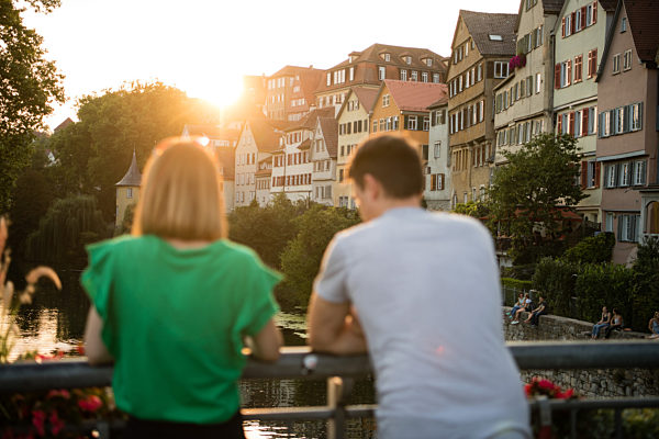 Abend in Tübingen