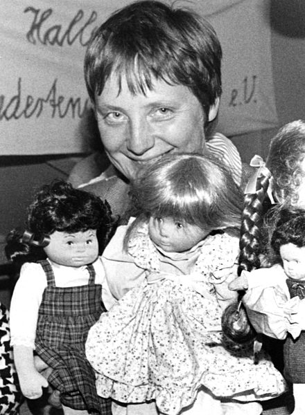 Bundesfrauenministerin Angela Merkel