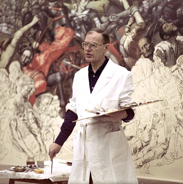 DDR - Werner Tübke malt Panorama 1981