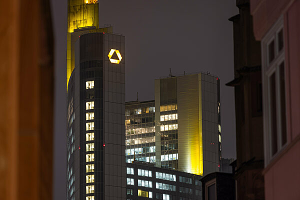 Der Commerzbank Tower in Frankfurt am Main