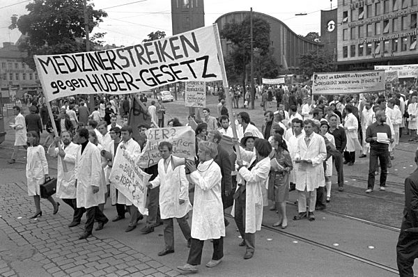 Demonstration against Higher Education Act in Munich 1969