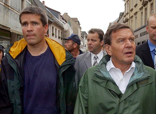 Bundeskanzler Schröder in Grimma