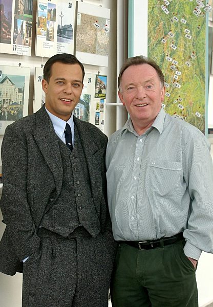 Peter Sodann und Sohn Franz