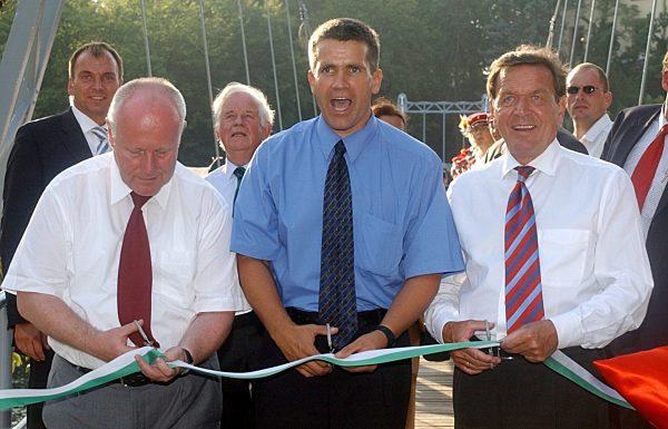 Bundeskanzler Schröder in Grimma