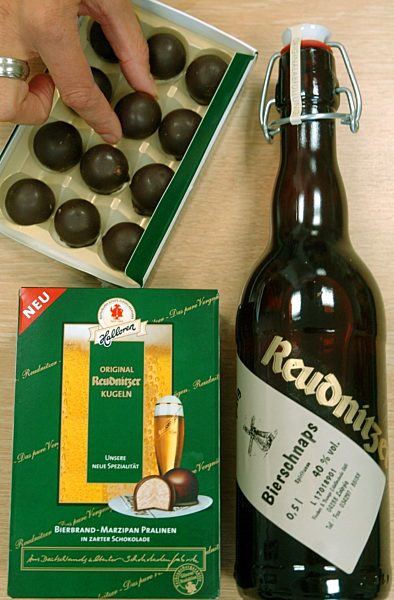 Halloren-Kreation mit Reudnitzer Bierbrand