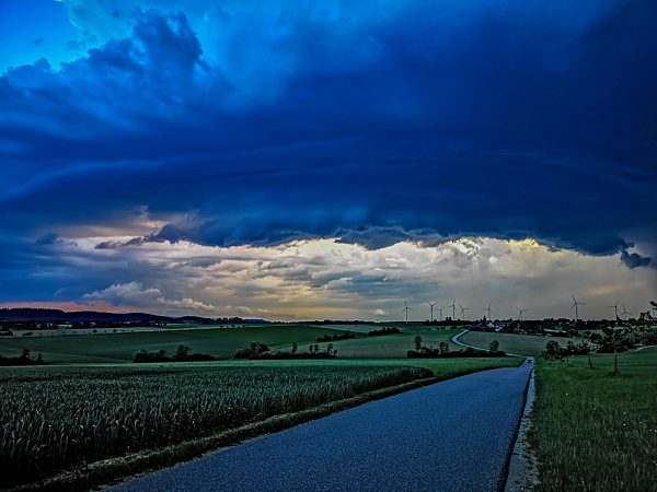 Gewitterzelle, Baden-Württemberg, Deutschland