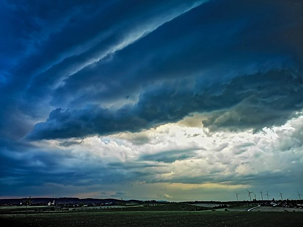 Gewitterzelle, Baden-Württemberg, Deutschland