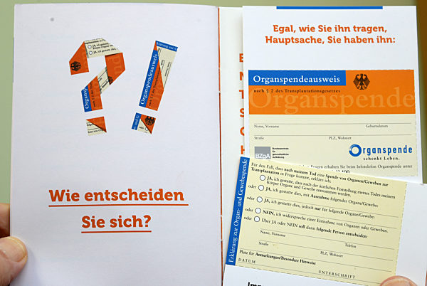Organspendeausweis