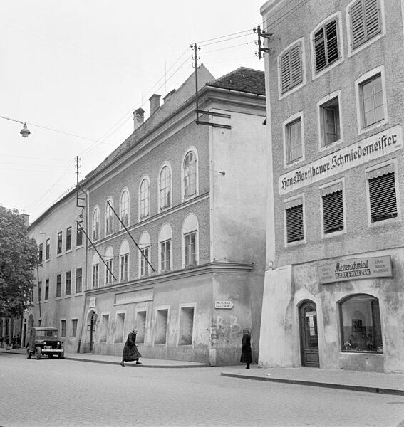 Hitlers Geburtshaus in Braunau