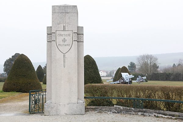 Ein französischer Friedhof in Verdun