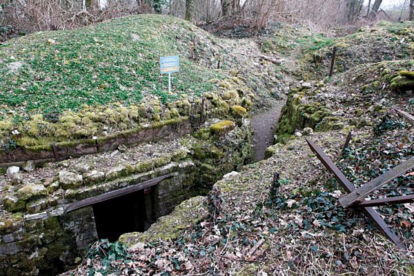Schützengraben in Vauquois