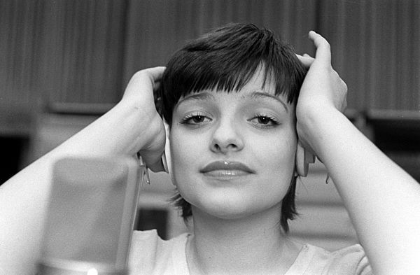 Nina Hagen als junge Sängerin bei Studioaufnahmen in Berlin (Ost) im...