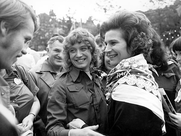 DDR - Walentina Tereschkowa in Ost-Berlin
