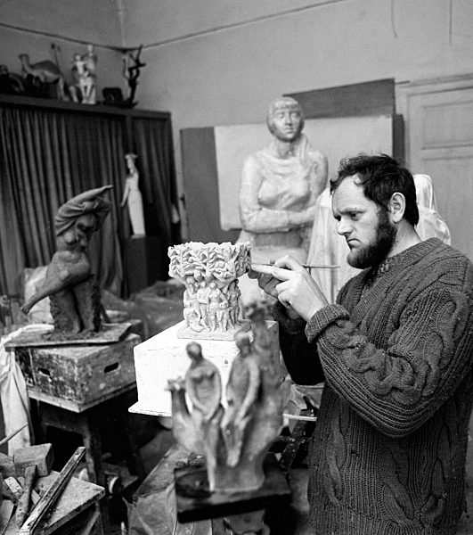 DDR - Bildhauer Vinzenz Wanitschke