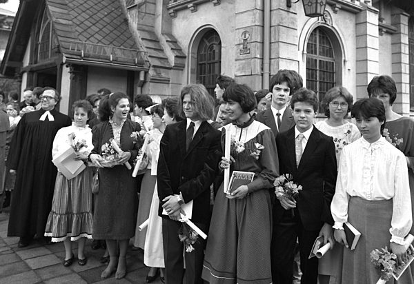 DDR - Konfirmation in Dresden