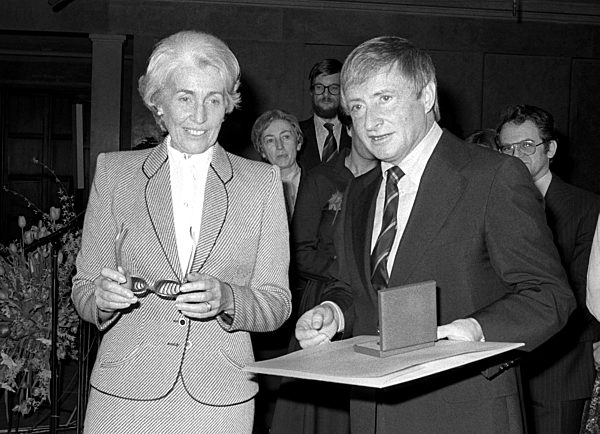 Hildegard Hamm-Brücher und Gerhard Mauz