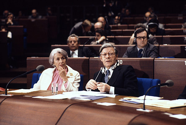 Hildegard Hamm-Brücher und Helmut Schmidt