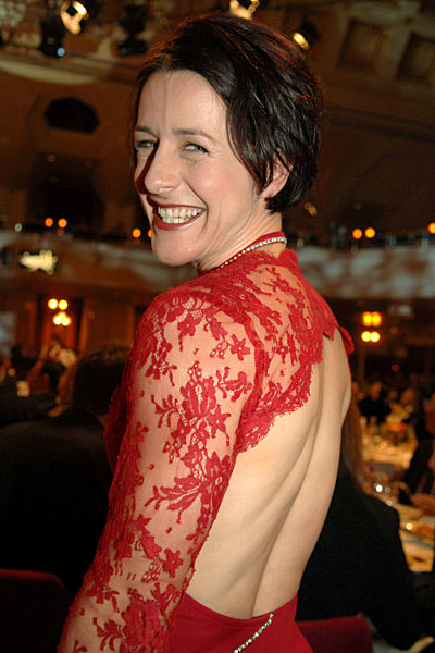 Die Biathletin Uschi Disl vor der Proklamation der "Sportler des Jahres...