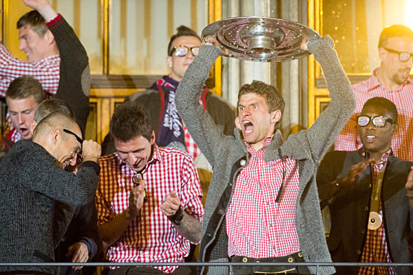 Meisterfeier des FC Bayern München 2014